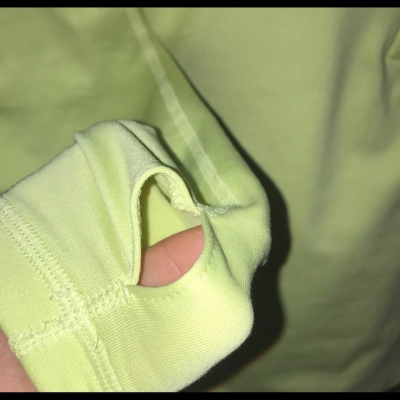 Women’s Nike Pro Dri-FIT Top 1/4 Zip Neon Green/Yellow (S) - Picture 7 of 7